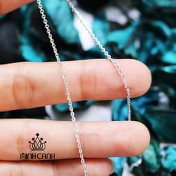 Thumbnail Dây Chuyền Bạc Ta Dạng Mắt Xích Không Kèm Mặt - Minh Canh Jewelry 1