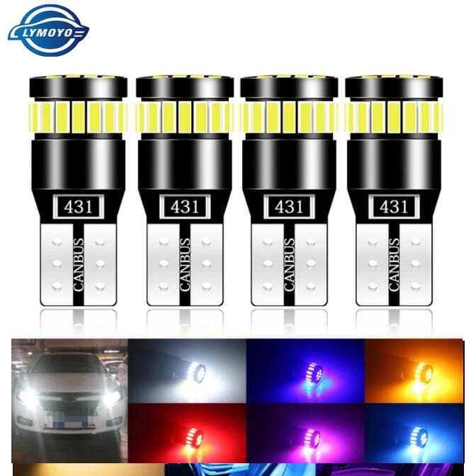 Ảnh Bóng đèn LED LYMOYO T10 W5W 12V canbus ánh sáng trắng dành cho xe hơi BMW Audi Mercedes Benz 2