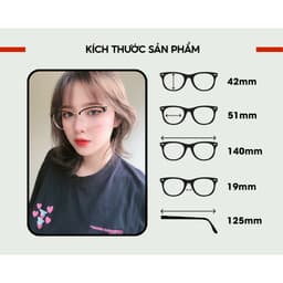 Thumbnail Gọng kính cận chữ nhật Vintage LANI 2713 kim loại thanh mảnh nhận lắp mắt kính có độ theo yêu cầu 1