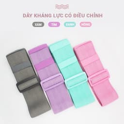 Thumbnail Dây kháng lực vải miniband tập mông Aolikes 3604 4
