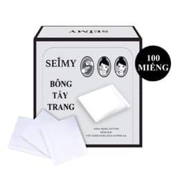 Thumbnail Bông tẩy trang Seimy 100 miếng - 100% Coton 1