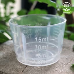 Thumbnail Dụng cụ cốc đong dầu neem và phân bón DOCNEEM trong làm vườn, có chia vạch chính xác, phun trị bệnh, trên hoa hồng 15ml 3
