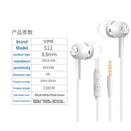 Thumbnail Tai nghe Vitog nhét tai giắc cắm 3.5mm âm thanh chất lượng cao kiểu dáng chuyên nghiệp 2