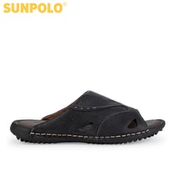 Thumbnail Dép quai ngang nam da bò SUNPOLO DQN032 1