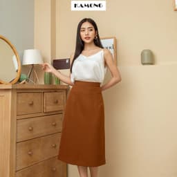 Thumbnail Chân váy dài cơ bản KAMONG dáng suông công sở nhiều màu, nhiều size. 1