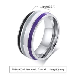 Thumbnail Nhẫn đeo tay OIMG bằng thép không gỉ phong cách LGBT thời trang cao cấp cho nam và nữ 4