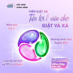 Thumbnail Combo MaxKleen: Chai Lau Sàn 3.6kg Ban Mai Thanh Mát + Túi Viên Giặt Xả + Nước Lau Bề Mặt Đa Năng 4