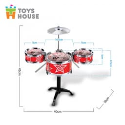 Thumbnail Bộ Trống đồ chơi cho bé Jazz Drum Toys house Đồ chơi âm nhạc 4