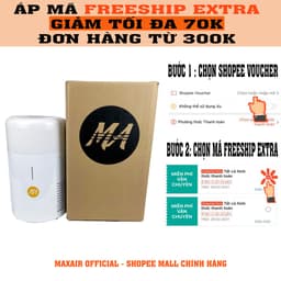 Thumbnail Máy lọc lọc không khí Max Air lọc sạch lông chó mèo, tích hợp đèn ngủ rất cần cho người bị hen suyễn, dị ứng 4