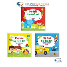 Thumbnail Sách - Mẹ Hỏi Bé Trả Lời - Hỏi đáp giúp bé phát triển ngôn ngữ và giao tiếp - Trọn bộ 3 cuốn 1