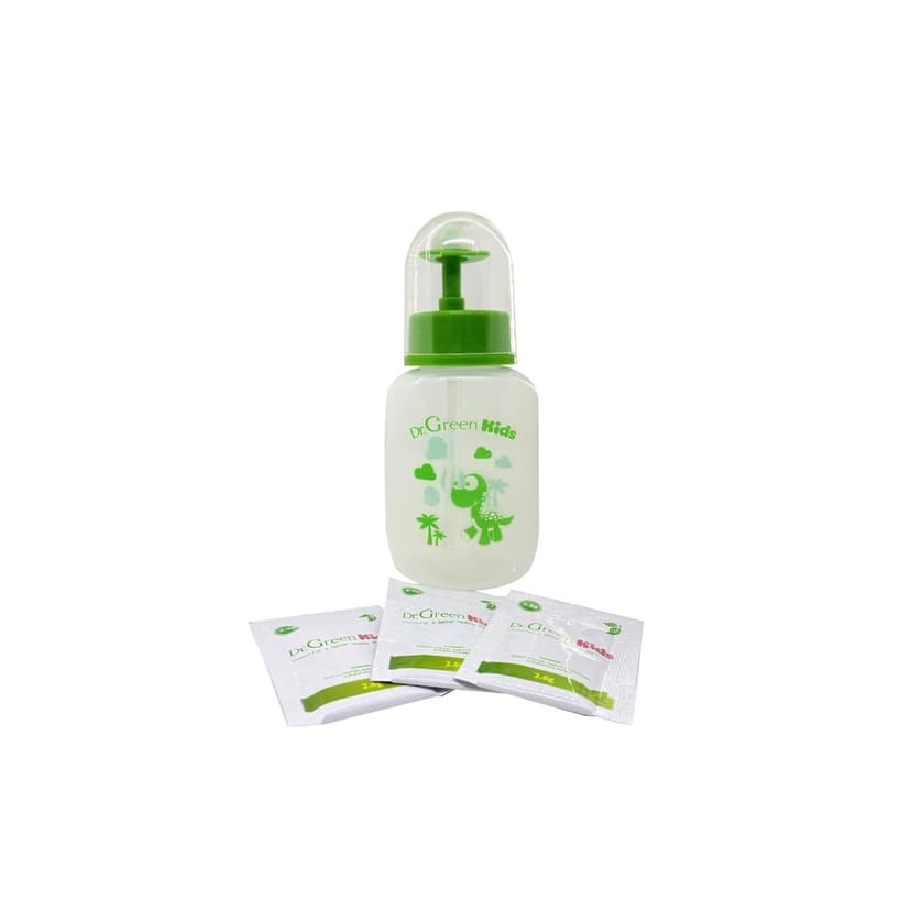 Ảnh Bình rửa mũi Dr.Green Kids ( Combo khuyến mãi 1 bình + 60 gói muối cho bé) 1