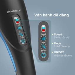 Thumbnail Máy Massage Cầm Tay Đa Năng Cao Cấp KINGTECH LUX-900 - Mát Xa Toàn Thân, Chuyên Sâu Cho Lưng, Cổ, Vai, Gáy Cánh Tay 3