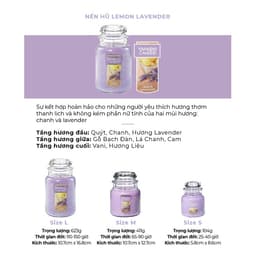 Thumbnail Nến hũ Yankee Candle size S - Lemon Lavender (104g) 1