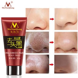 Thumbnail MeiYanQiong Mặt nạ bùn núi lửa Sâu làm sạch lỗ chân lông co lại Loại bỏ mụn đầu đen 60g 4