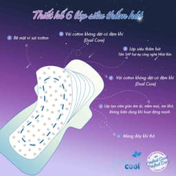 Thumbnail Combo 3 gói băng vệ sinh thảo dược Glamiss Cool ban đêm 33.5 cm 3