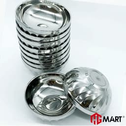 Thumbnail Bát Xoắn Inox cách nhiệt chống nóng HG Mart [Bộ 10 bát] 4