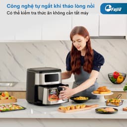 Thumbnail Nồi chiên không dầu FujiE AF9D dung tích 9.2L - Bảng điều khiển điện tử - Chương trình cài đặt sẵn 3
