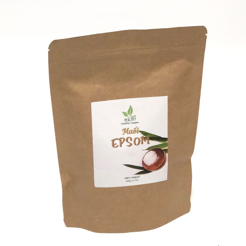 Ảnh Muối epsom nguyên chất Viet Healthy 500g 2