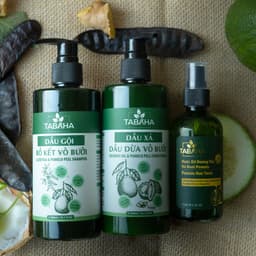 Thumbnail Combo Dầu Gội Dầu Xả Và Xịt Dưỡng Tóc Bồ Kết Vỏ Bưởi Tabaha Cho Tóc Rụng, Tóc Khô, Mọc Tóc Nhanh 1