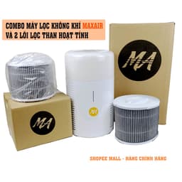 Thumbnail Máy lọc không khí Max Air MA025 và 2 màng lọc than hoạt tính Carbon chính hãng lọc sạch mùi, tiết kiệm hơn 1