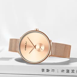 Thumbnail Đồng Hồ CRRJU 2165 Chống Nước Cho Nữ Bằng Thép Không Gỉ Kiểu Dáng Sang Trọng Thời Trang Giản Dị 3