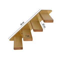 Thumbnail Kệ Treo Tường Hình Thang Xinh Xắn Cho Mèo, Thang Leo cho Mèo - Plyconcept Cat Ladder 2