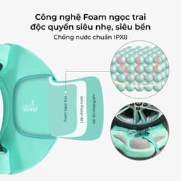 Thumbnail Phao bơi luồn tay Mambobaby cho bé 1 2 3 4 tuổi không bơm hơi, chống lật, có mái che hàng chính hãng 3