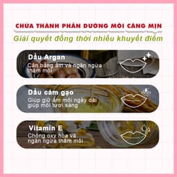 Thumbnail Son Dưỡng Hồng Dâu An Toàn Bà Bầu GUO - Rose Touch Lip Balm 5gr 3