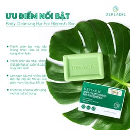 Thumbnail Xà Phòng Giảm Mụn Cơ Thể Sau 7 Ngày Derladie Body Cleansing Bar For Blemish Skin 50g 4