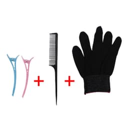Thumbnail Bộ dụng cụ làm tóc UBEATOR gồm 1 đôi găng tay 1 lược và 2 kẹp tóc tiện lợi 2