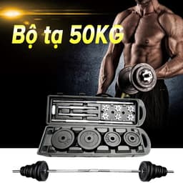 Thumbnail OneTwoFit  Bộ Tạ Tập Tay Tạ Đẩy 50kg tạ tập gym tập thon tay, dụng cụ gym đa năng Tạ tay tạ đẩy 1