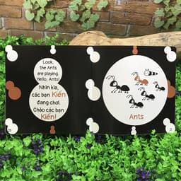 Thumbnail Sách - Song Ngữ - Black and White books - Chúc Bé Ngủ Ngon (0-3 tuổi) 4