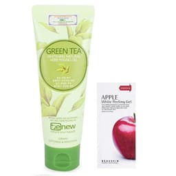 Thumbnail Kem tẩy da chết trà xanh ngừa mụn trắng da Benew  Peeling Geo Green Tea Hàn 120ml/Hộp 1