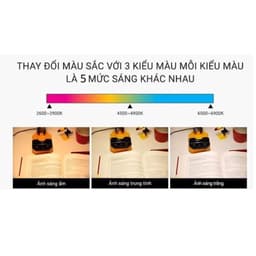 Thumbnail Đèn bàn cảm ứng 6W LED Rạng Đông RL-21.LED Thay đổi ánh sáng, 5 mức sáng 2