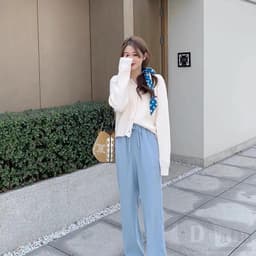Thumbnail Quần Dài Nữ Ống Rộng Lưng Cao 24 Giờ 3