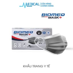 Thumbnail Khẩu trang y tế 4 lớp kháng khuẩn BIOMEQ hộp 50 cái - MEDICAL 4