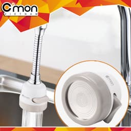 Thumbnail Đầu vòi rửa bát tăng áp điều hướng trục lò xo 17cm xoay 360 độ 3 chế độ nước C'MON DV-04 2