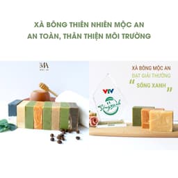 Thumbnail Xà Bông Thiên Nhiên Mộc An Than Hoạt Tính Chăm Sóc Face & Body - Làm Sạch Sâu, Giảm Mụn Ẩn 100g 3