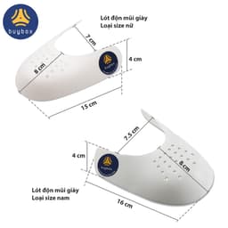 Thumbnail Lót độn mũi giày chống nứt da, gãy xẹp và giữ dáng căng phồng - buybox - BBPK58 - (01 cặp) 4