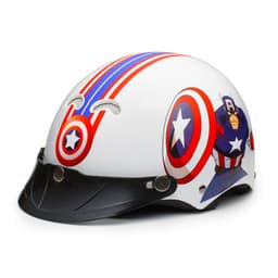 Thumbnail Nón Bảo Hiểm Trẻ Em 1/2 Đầu Protec Kitty, Họa Tiết Siêu Anh Hùng Captain American 3