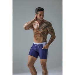 Thumbnail Quần Bơi Nam Tặng Kèm Nón Bơi | Quần Bơi Boxer Có Túi | Chất Liệu Superfine Polyester Thoáng Khí | Cleacco QBCT – Boro S 4