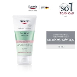 Thumbnail Gel rửa mặt cho da mụn Eucerin 3X Treatment Gel To Foam Cleanser 75ml 2