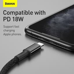 Thumbnail Baseus Cáp Sạc Nhanh 20W PD USB C Type C cáp sạc nhanh cho ip 13 11 Pro Xs Max 2