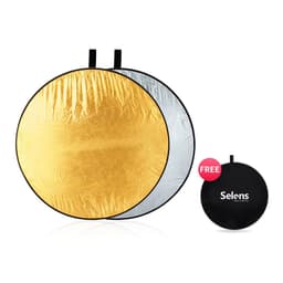 Thumbnail Tấm hắt sáng chụp ảnh Selens 30/60/80/110cm có thể thu gọn thiết kế 2 trong 1 màu bạc/vàng 1