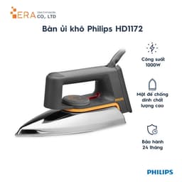 Thumbnail Bàn ủi Philips HD1172 (Xám bạc) - Hàng chính hãng 1