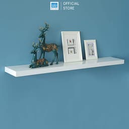 Thumbnail Kệ Thanh Ngang Rộng 20cm, Gỗ Dày 25mm Treo Tường Màu Trắng SIB Decor KT005 3