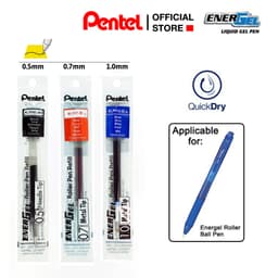 Thumbnail Ruột Bút Gel Nhanh Khô Pentel Enegel LRN5 / LR7 / LR10 3 Cỡ Ngòi Thay Thế Các Dòng Bút Gel Pentel 2