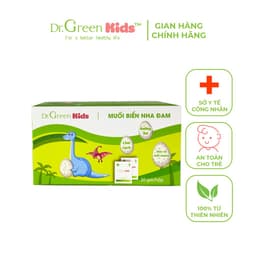Thumbnail Muối rửa mũi Dr.Green Kids | Hộp 30 gói | rửa mũi cho bé | Viêm mũi | Sổ mũi | Viêm mũi dị ứng 1