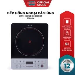 Thumbnail Bếp hồng ngoại cảm ứng SUNHOUSE SHD6005 1
