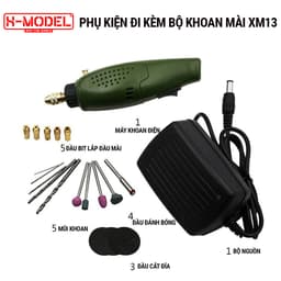 Thumbnail Bộ máy khoan mài chà nhám đa năng XM13 X- MODEL thích hợp gia công đồ mô hình Anime Nhật 3